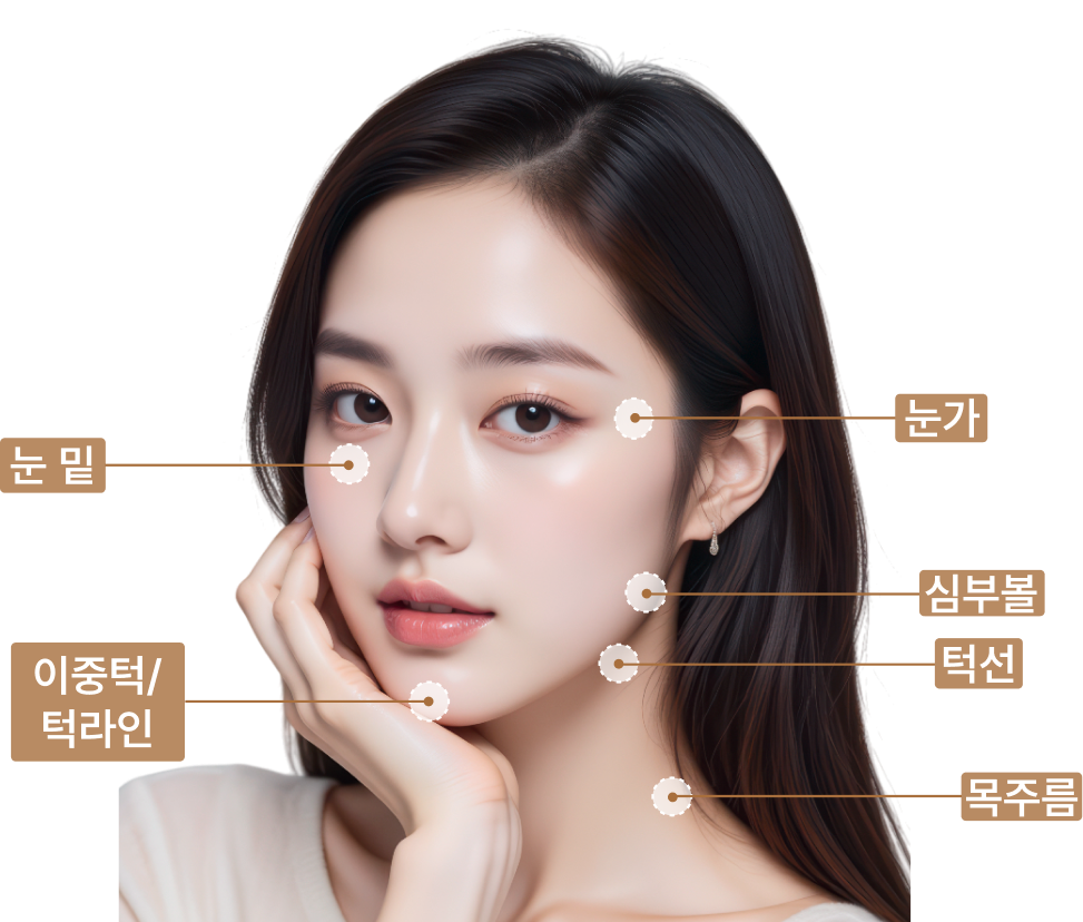 시술 부위 안내